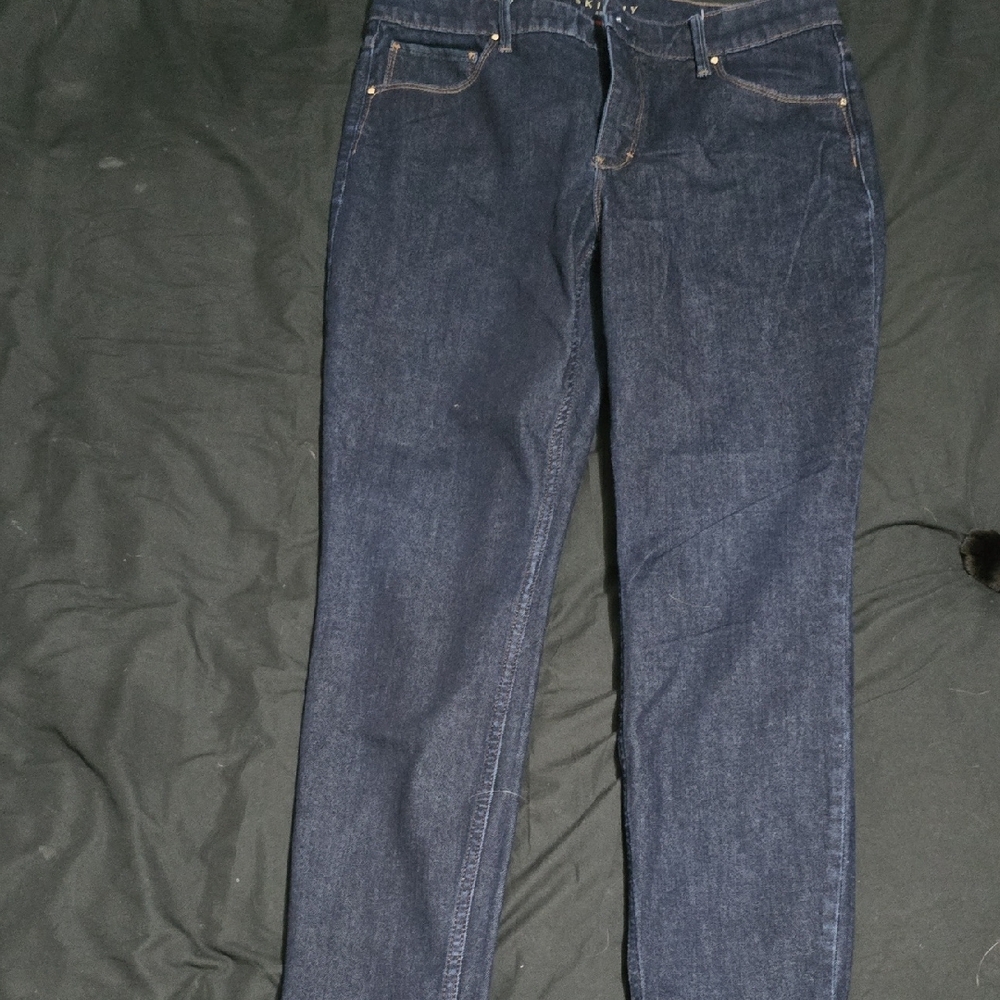 White House Black Market Dark Blue Skinny Jeans